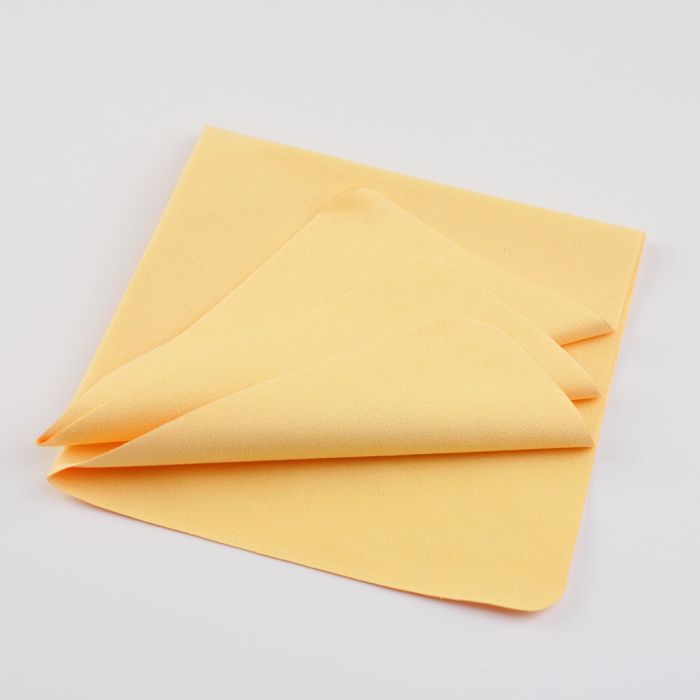Microfiber cleaning cloth yellow