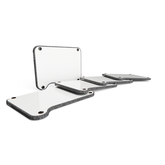 Ideenbrett madame 5er Whiteboard Set - 40x30x2,5 cm