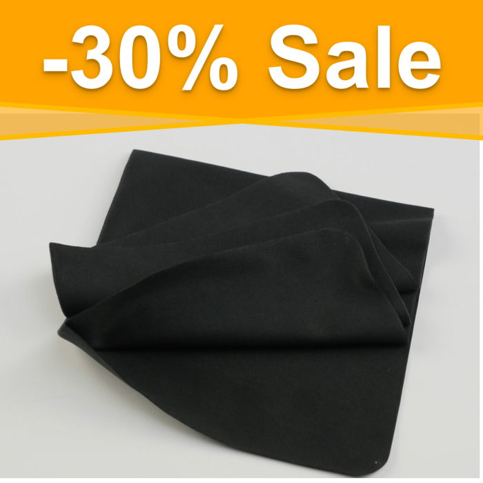 Microfiber cleaning cloth black
