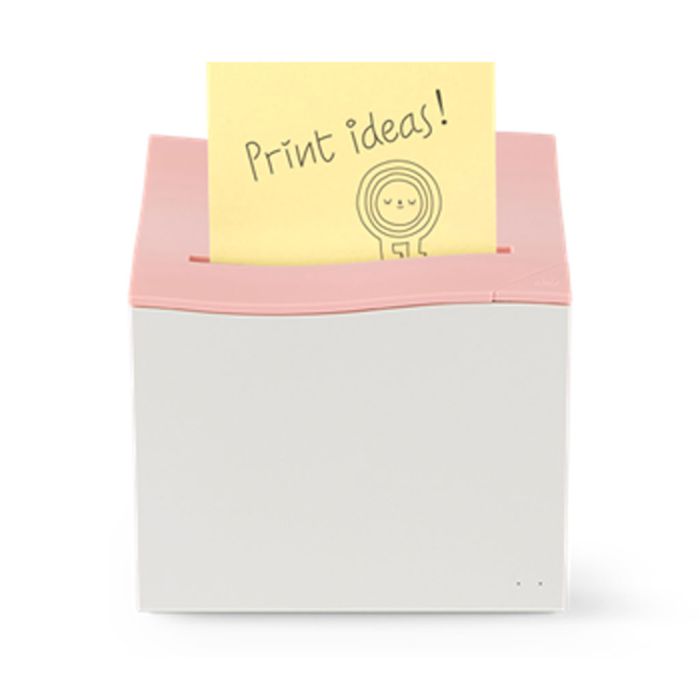 innovative sticky note printer, sticky notes printer, intelligent printer, beautiful design, device connection, connections, connection, Bluetooth 4.1, USB 2.0, sticky notes, printer, mini printer, small printer, digitize, digital, network-compatible, app