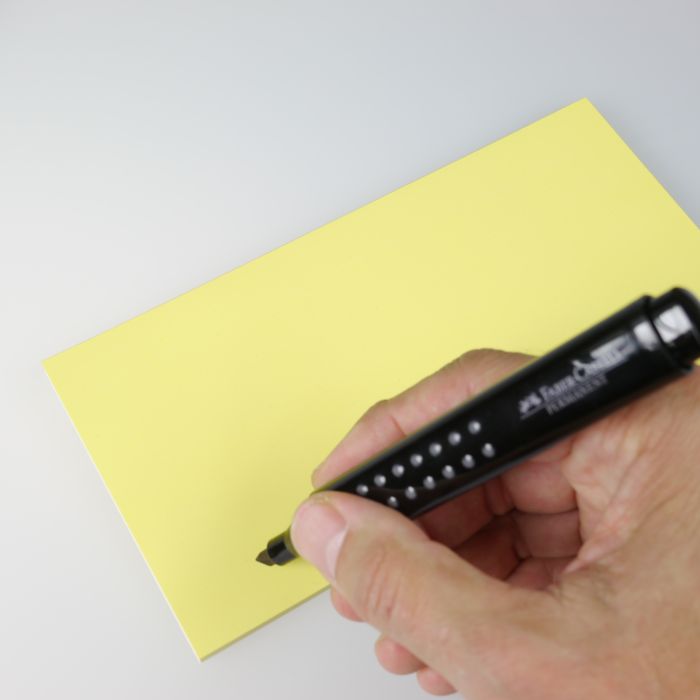Stattys Notes M Beta yellow, electrostatic self-adhesive moderation cards, self-adhesive notepaper, sticky magnetic notes, moderation card, stickynotes,  statty, electrostatic foil, notepad, pad for drawing, office set, Statti, Statties