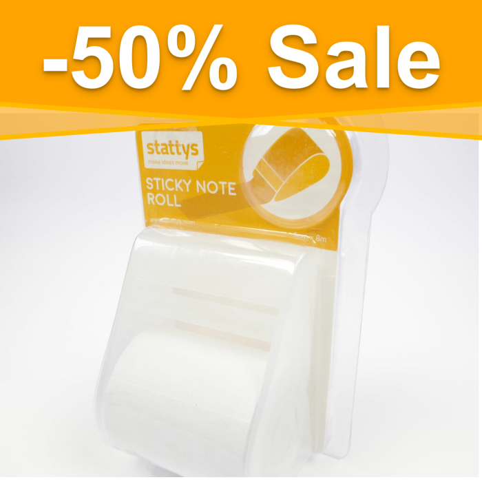 Sticky Notes Roll white
