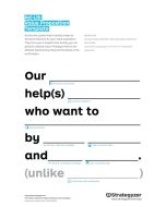 ad-lib Value Proposition Template