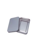 metal box for playing cards, learning cards, other smal items, transport safety, 10,1 x 7 x 2 cm (LxBxH)