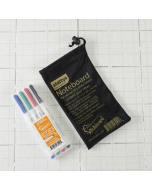 Stattys Noteboard – Foldable Pocket-Size Dry-Erase Whiteboard with 4 markers