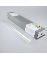 Stattys Clearboardfoil (A1) 10 transparent, statisch aufgeladen, Büro, Innovation, Moderation, selbsthaftend, selbstklebend, elektrostatisch, Berater, mobiles Whiteboard, wiederverwendbar, zum mitnehmen
