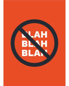 Blah, Blah, Blah A6 page 1