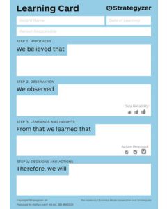 Learning Card