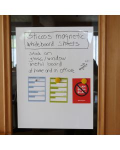 Sticcos Whiteboard, semi-permanent, Büro, Innovation, Moderation, selbstklebend, Berater, mobiles Whiteboard, wiederverwendbar, kaufen, Animation, magnetisch