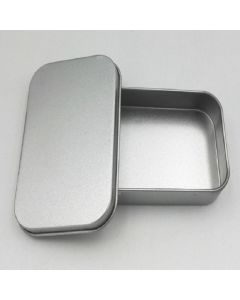 Plain rectangle tin box
