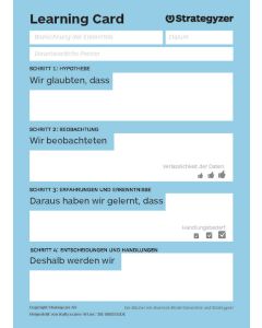 Business Model Learning Cards A6 DE