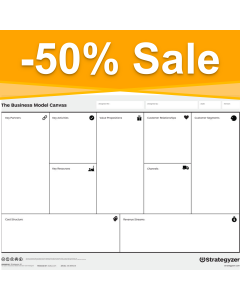 Business Model Canvas A0 without trigger questions (47" x 33") synthetic paper (EN)