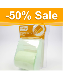 Sticky Notes Roll, Post-it, office, brainstorming, notes of liability, presentation, stattys notes, whiteboard, organize, organization, ideas, five colors, planning, green, yellow, pink, blue, white, paper