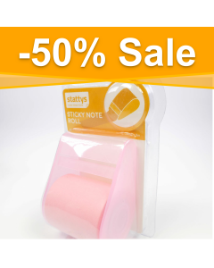 Sticky Notes Roll pink,, Post it roll, office, brainstorming, notes of liability, presentation, stattys notes, whiteboard, organize, organization, ideas, five colors, planning, green, yellow, pink, blue, white, paper