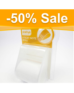 Sticky Notes Roll white, Post it roll, office, brainstorming, notes of liability, presentation, stattys notes, whiteboard, organize, organization, ideas, five colors, planning, green, yellow, pink, blue, white, paper