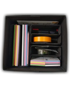 Workshop Box 1.0, stattys-notes, sticky-notes, magnetic-notes, writing-pad, notepad, markers, office accessorie set, office accessorie kit, Workshop box, Moderation box, moderation kit, moderation case, Presentation case, Moderation, Moderation accessorie