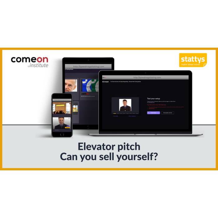 Elevator pitch - Can you sell yourself?