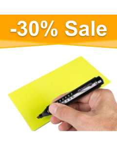 Stattys Notes M Beta yellow, electrostatic self-adhesive moderation cards, self-adhesive notepaper, sticky magnetic notes, moderation card, stattys, stickynotes, stattys notes, statty, electrostatic foil, notepad, pad for drawing, office set, static notep